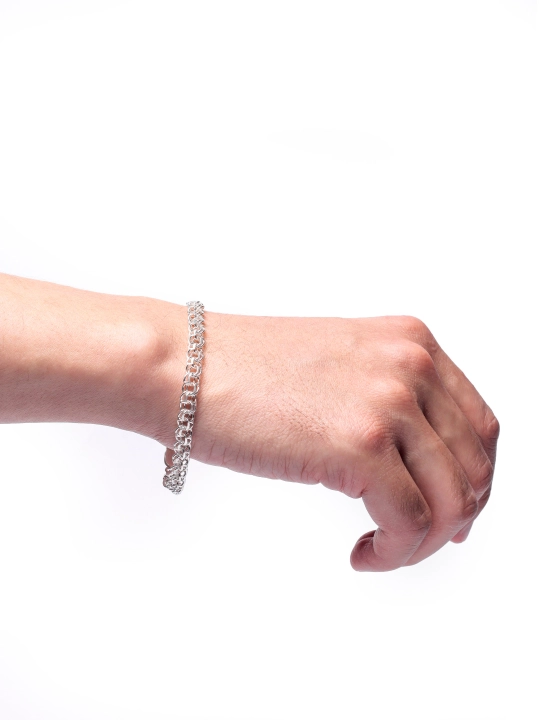 Erkaklar uchun 925 probali kumush bilaguzuk – Sumayya Silver