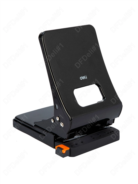 Дырокол PowerSaving, 45 листов, чёрный, 0143 Deli (0143bk)