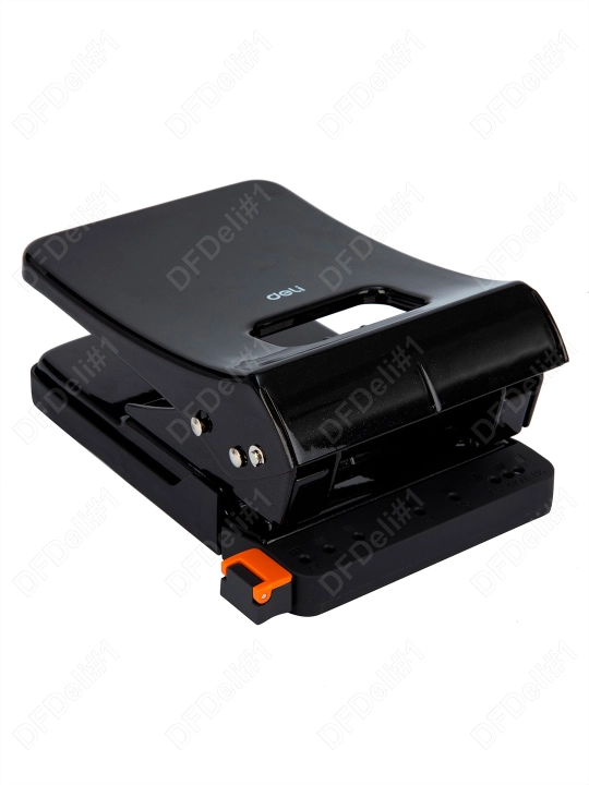Дырокол PowerSaving, 45 листов, чёрный, 0143 Deli (0143bk)