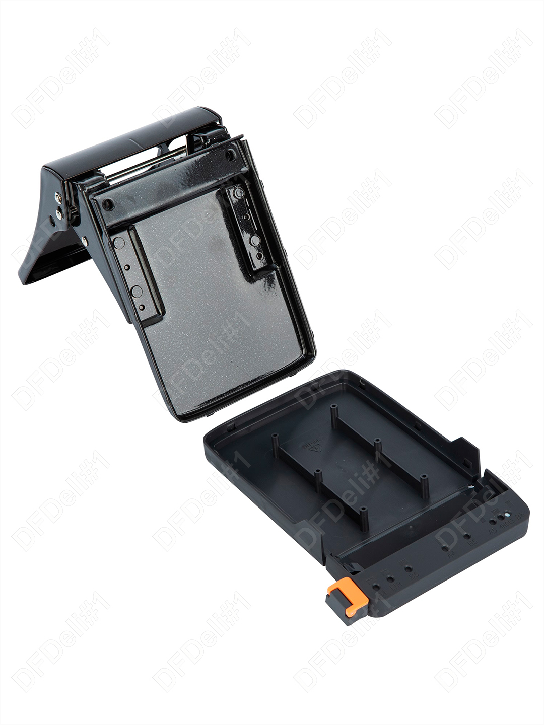 Дырокол PowerSaving, 45 листов, чёрный, 0143 Deli (0143bk)
