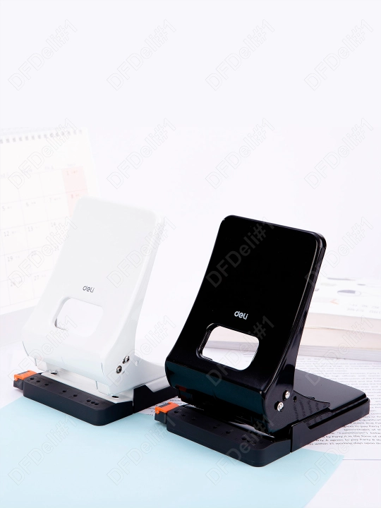 Дырокол PowerSaving, 45 листов, чёрный, 0143 Deli (0143bk)