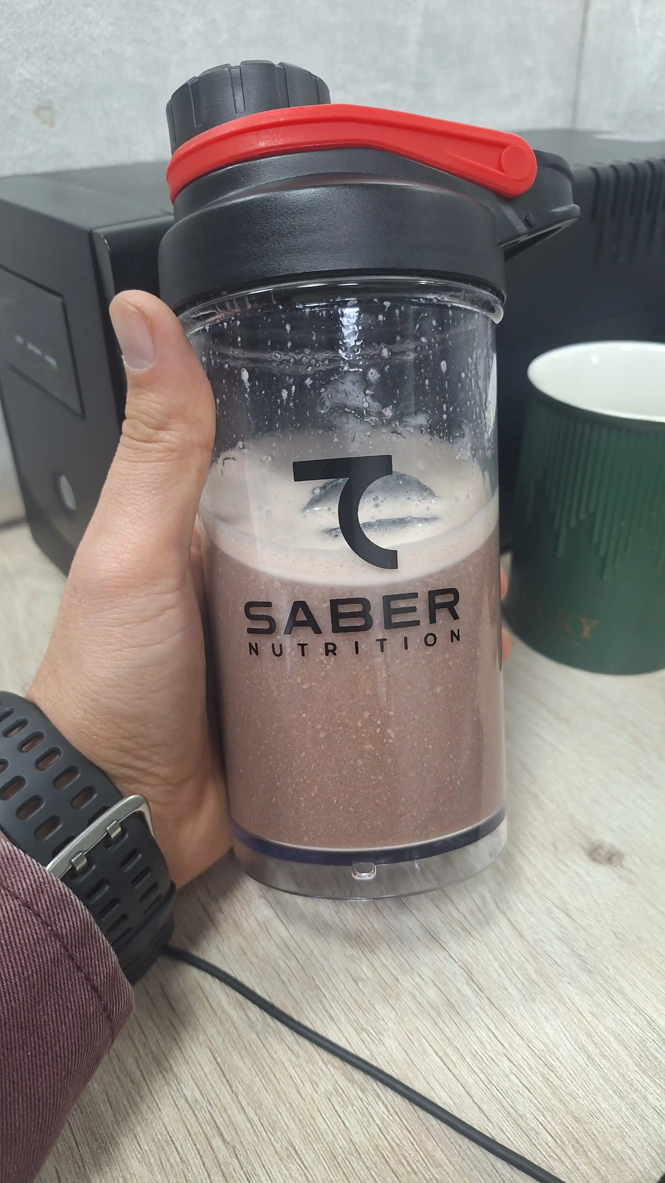 Шейкер 7SABER, для спортивного питания, 500 мл