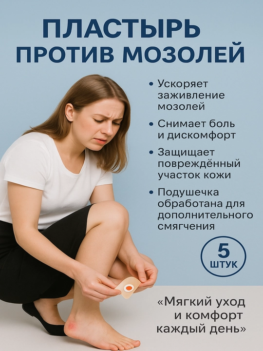 Пластырь от мозолей OWN AID 5 шт