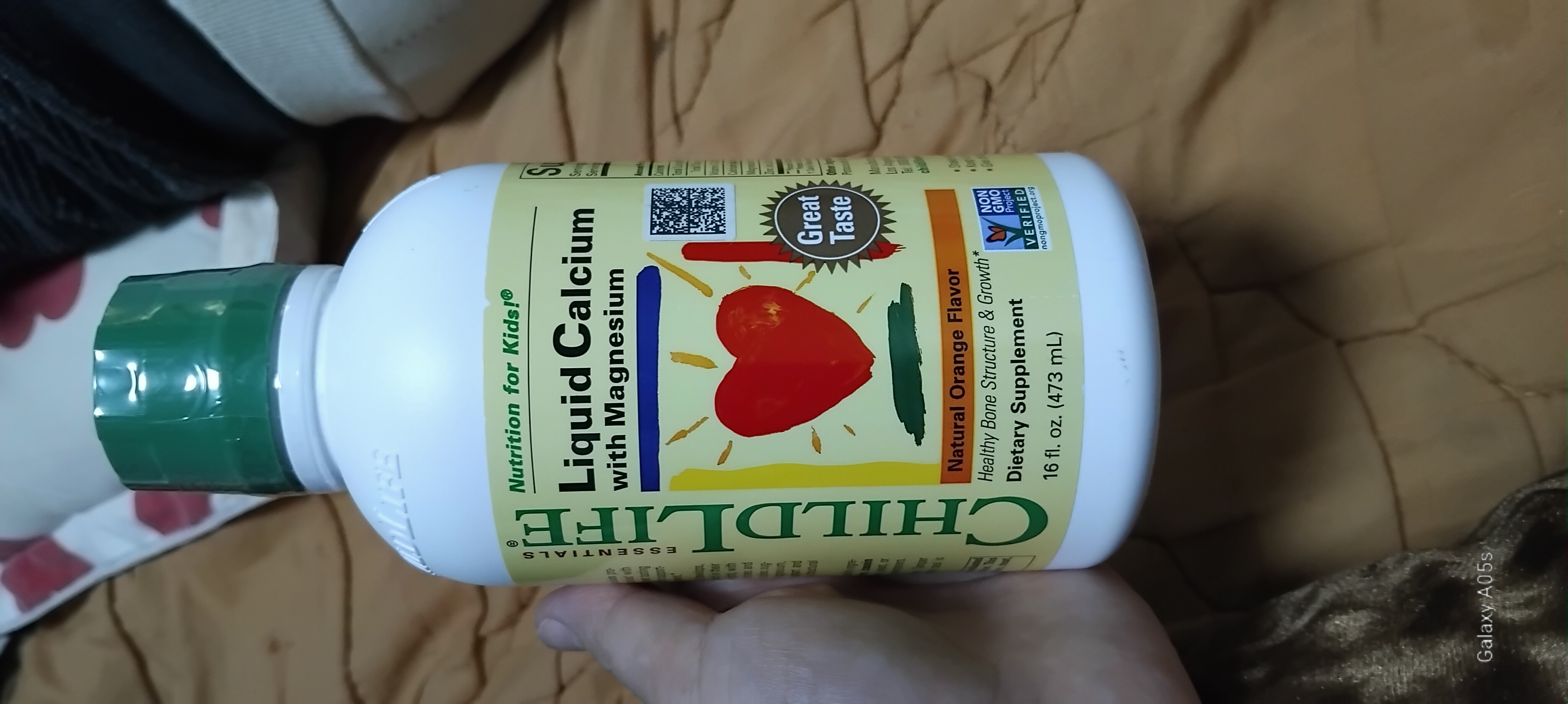 ChildLife Essentials, Suyuq Kalsiy magniy bilan, tabiiy apelsin ta'mi 473 ml