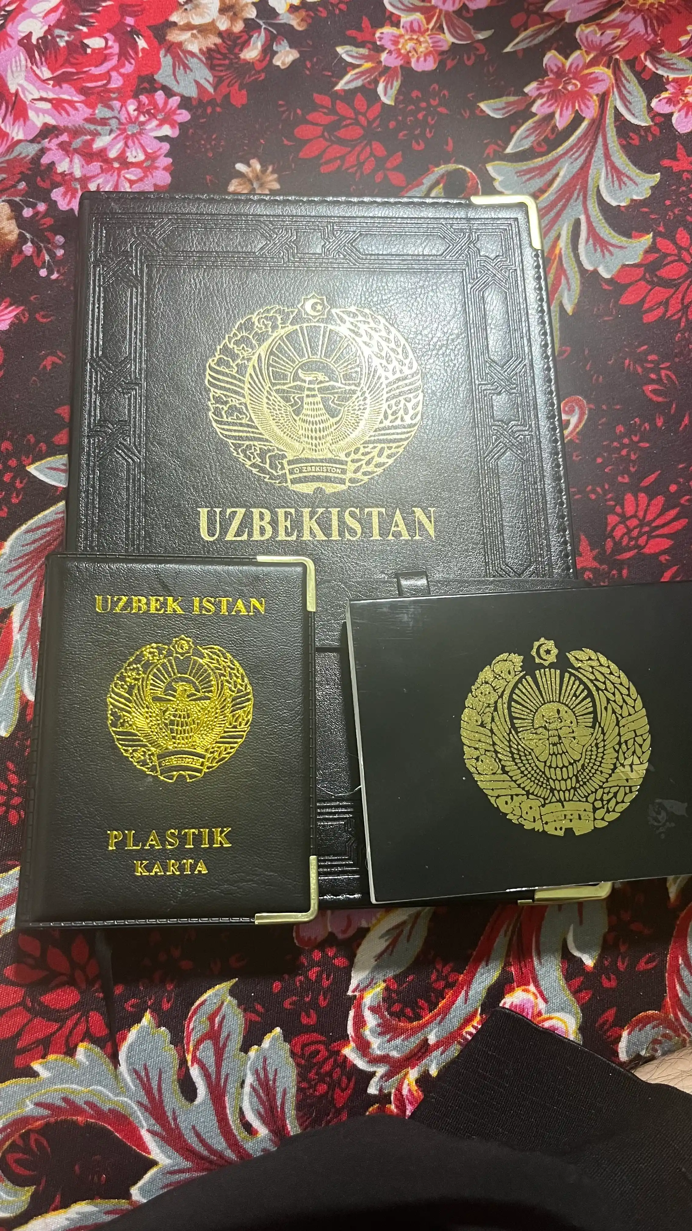 Блокнот JooyDoo UZBEKISTAN, A5, 100 листов, с обложкой из эко-кожи