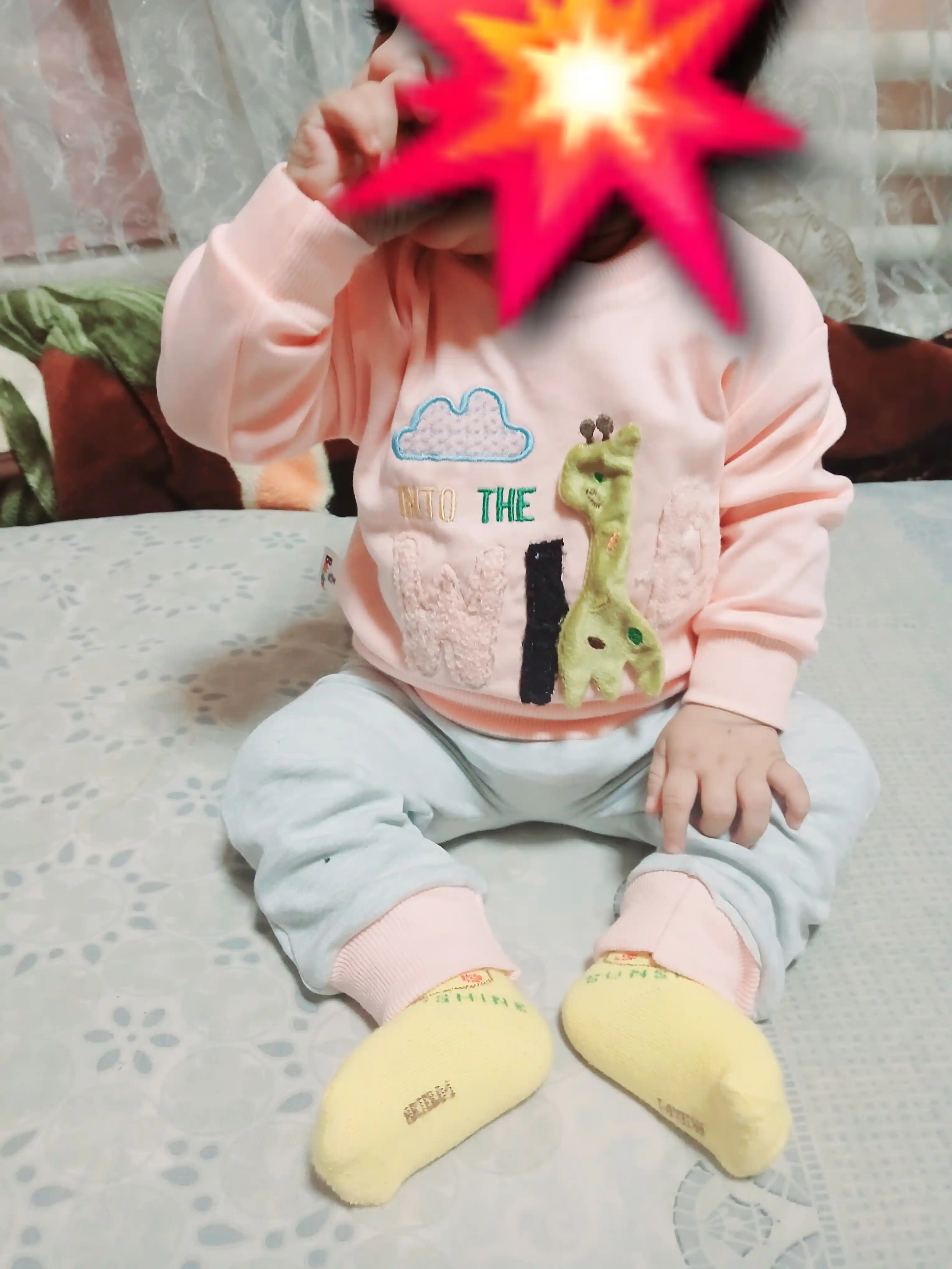 Kickintoylar uchu ikki qisimli uy kiyimi. 100% paxtadan. baxor, yoz, kuz uchun