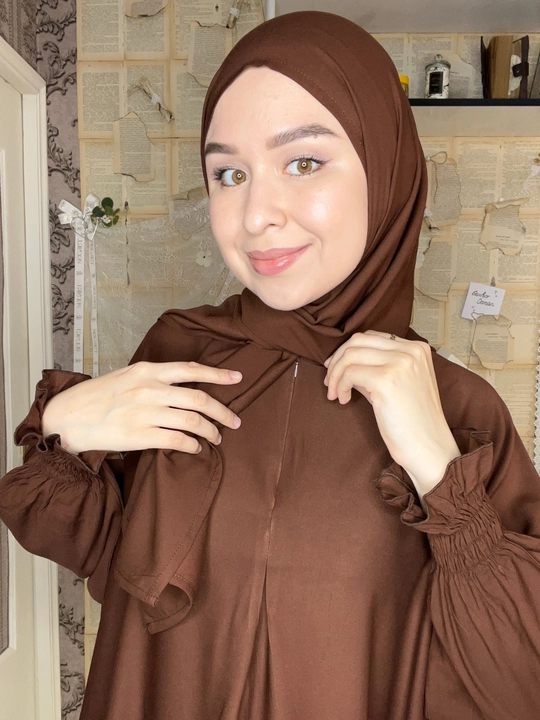 Ayollar uchun xijob kiyimlari - belmando paplin matosi baxor yoz kuz oylari  uchun abaya