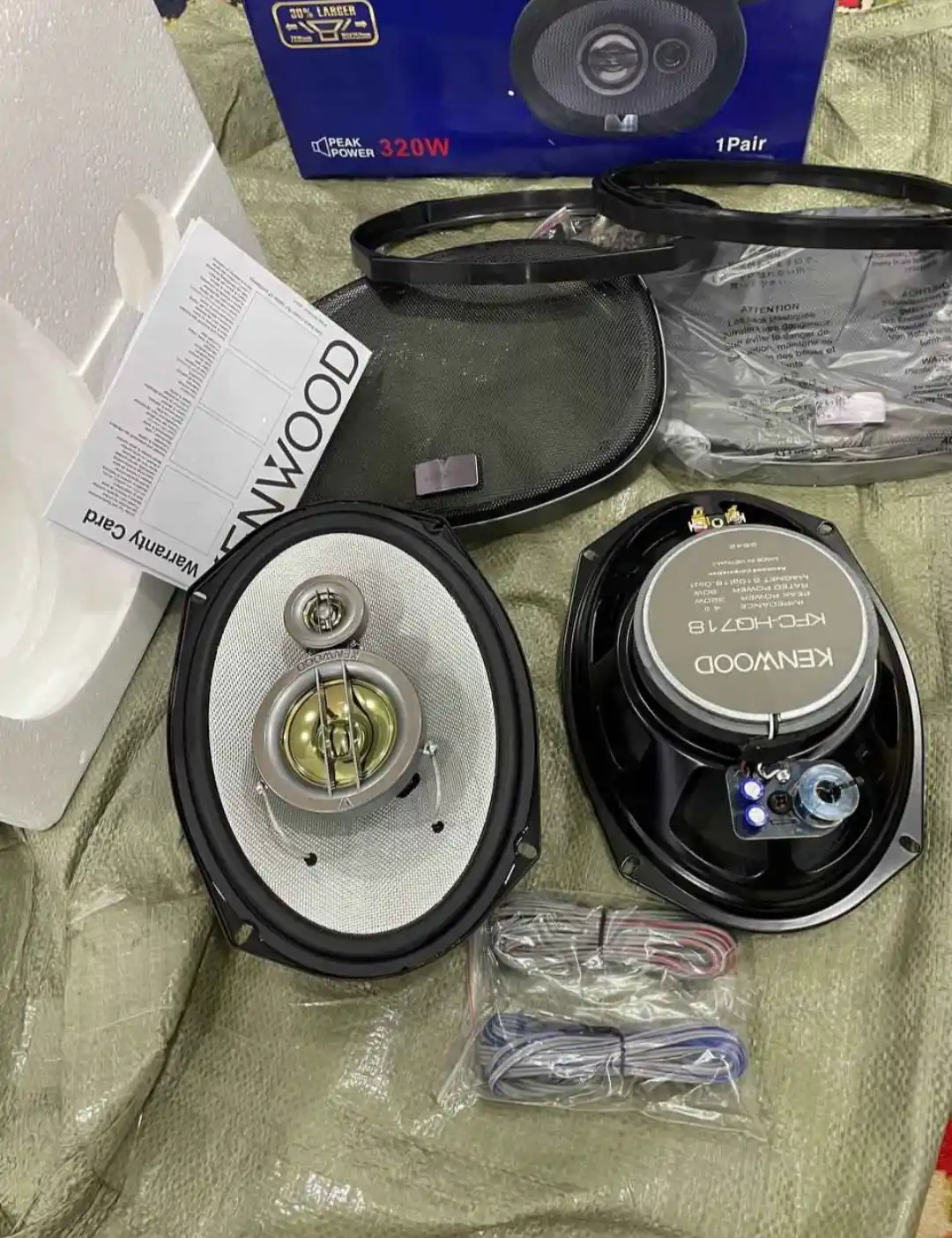 Avtomobilar uchun kolonka HQ 718 model Bass, 2 dona