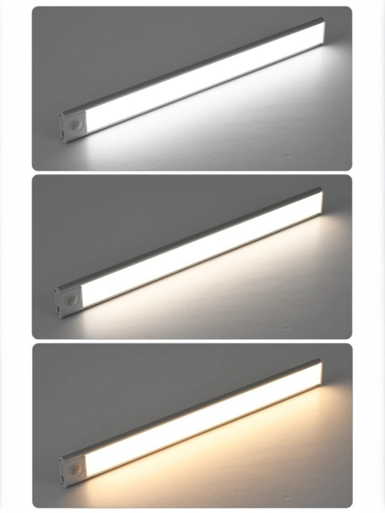 Alyuminiy aqlli LED-yoritgich, harakat datchigi, magnitli mahkamlash, Type-C, akkumulyator