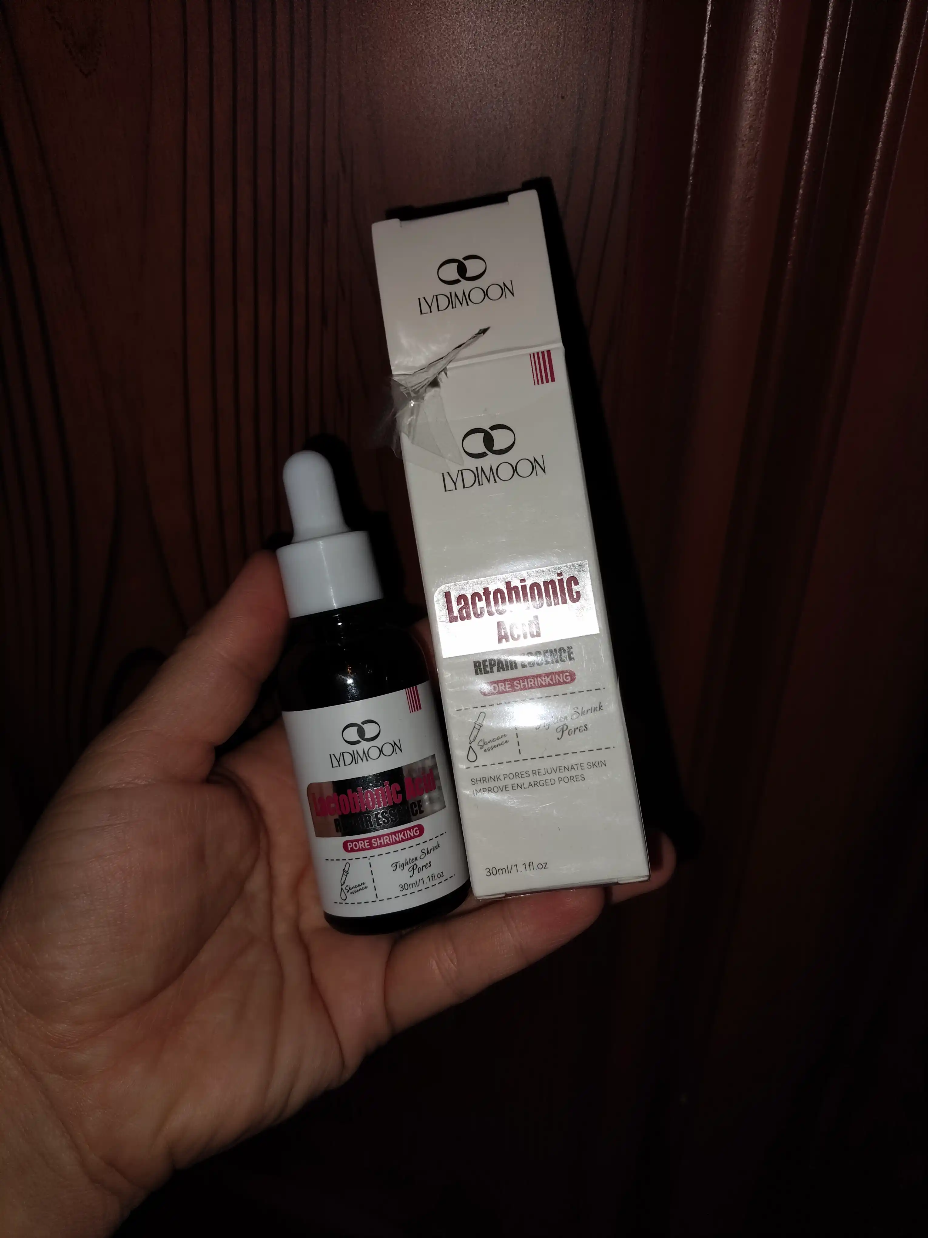 LYDIMOON Laktobion kislotasi ko'zalarni toraytiruvchi mohiyat 30 ml
