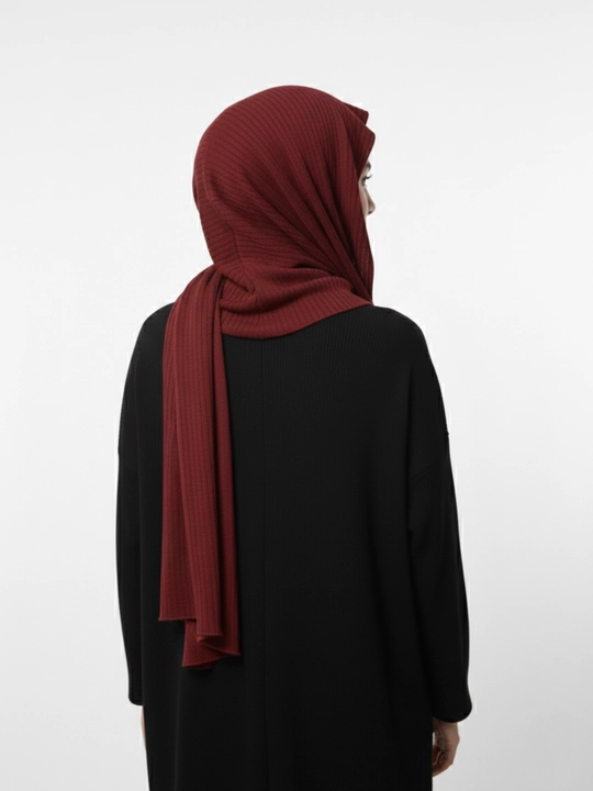 Ikki qismli, tayyor hijob (ro‘mol), 180x45, amaliy ayollar sharfi, lapsha