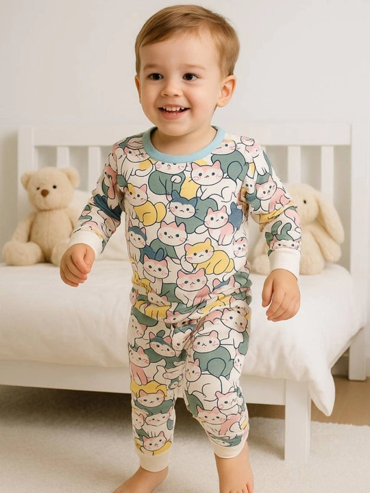 Pijamalar qizlar va ogil bolalar uchun bahor va yoz uchun yubqa xb pijama