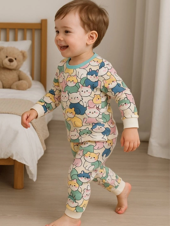 Pijamalar qizlar va ogil bolalar uchun bahor va yoz uchun yubqa xb pijama