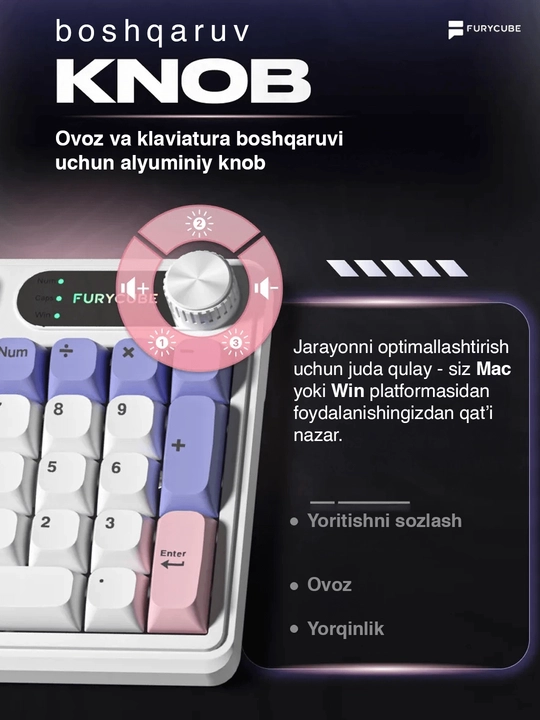 Mexanik klaviatura gaming uchun, simsiz va simli klaviatura