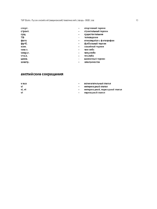Ruscha–Inglizcha tematik lug‘at — 9000 so‘z