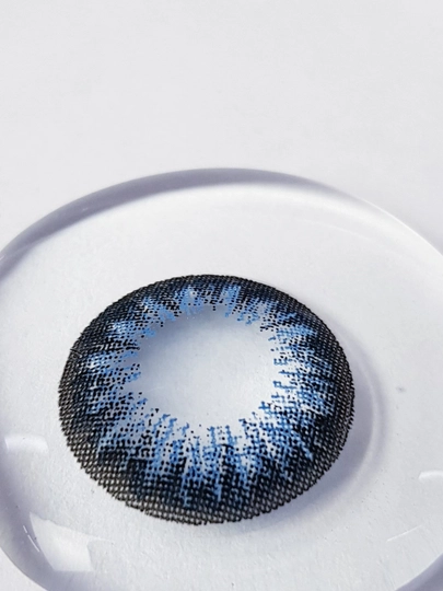 A2010 BLUE -1.50 Контактные линзы для зрения, голубые, BC 8.6, DIA 14.2, 12 месяцев — OPTICA-0000063