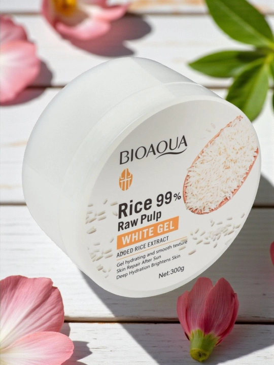 Guruchli yuz parvarishlovchi gel BioAqua Rice 99%, 300 g