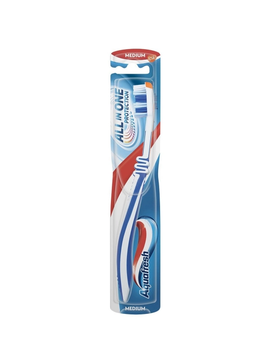 Зубная щётка Aquafresh All in One Protection, средняя жёсткость - 