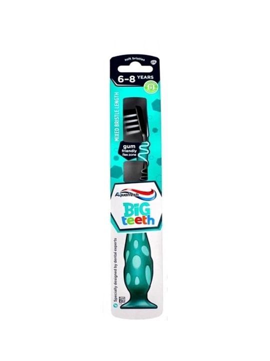 Зубная щётка Aquafresh Big Teeth, мягкая щетина, детская 6–8 лет - 