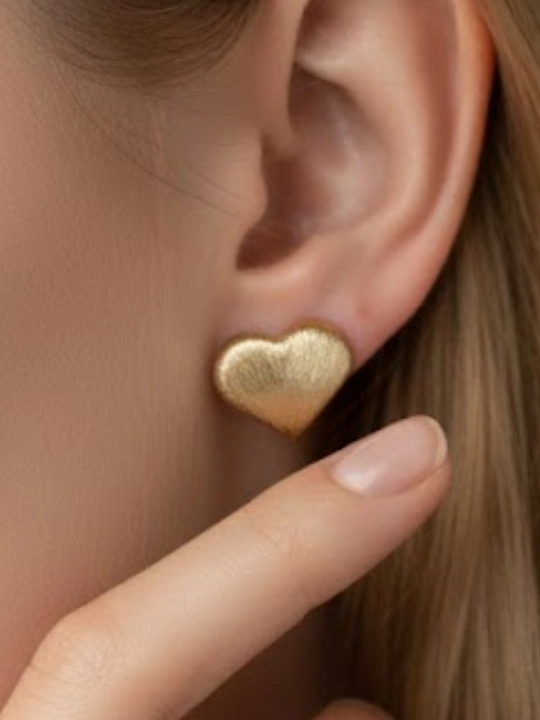 Золотое кольцо и серги комплект, 6.35 г, модель M37K, золото 585 пробы, MERRIT GOLD