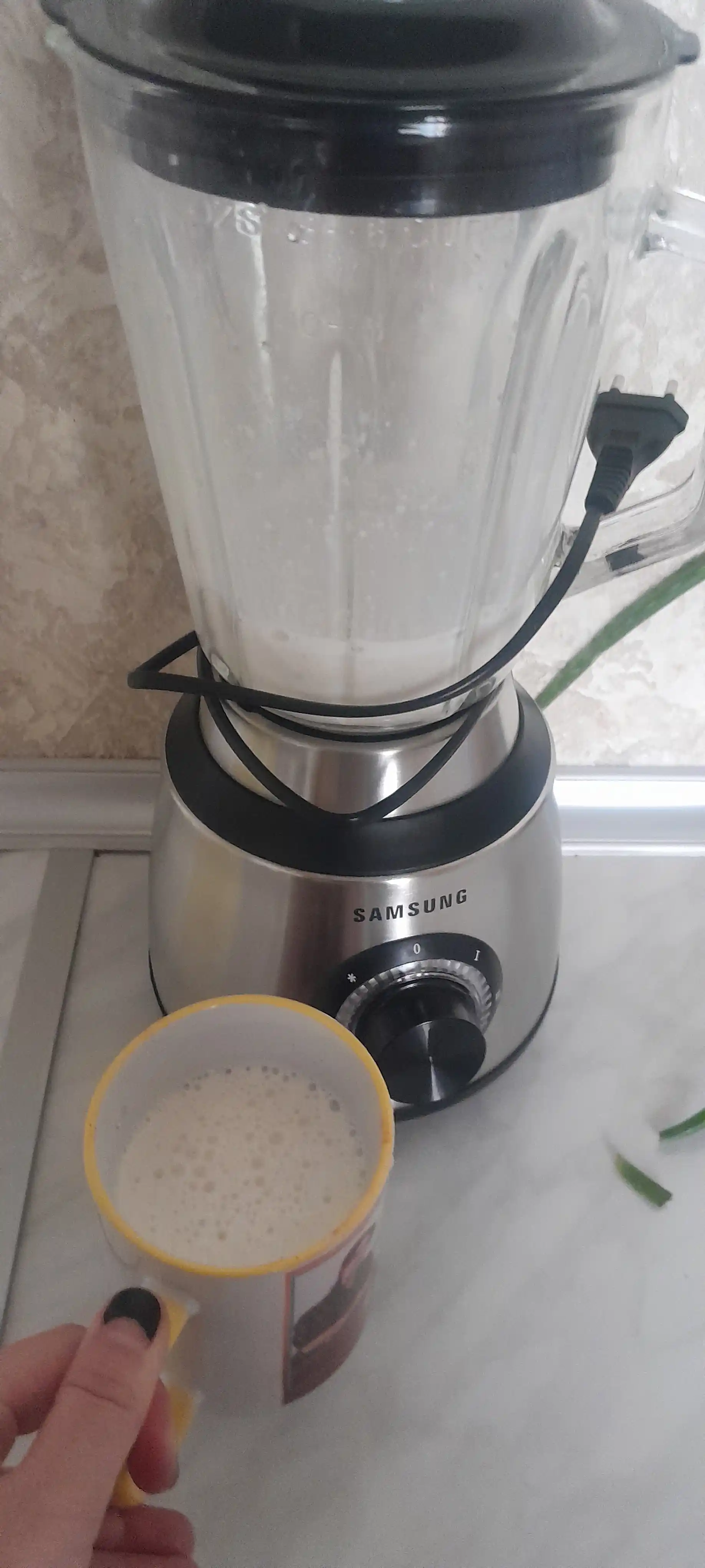 Blender maydalagich Samsung SN-988, 2 tasi 1 da, blendr