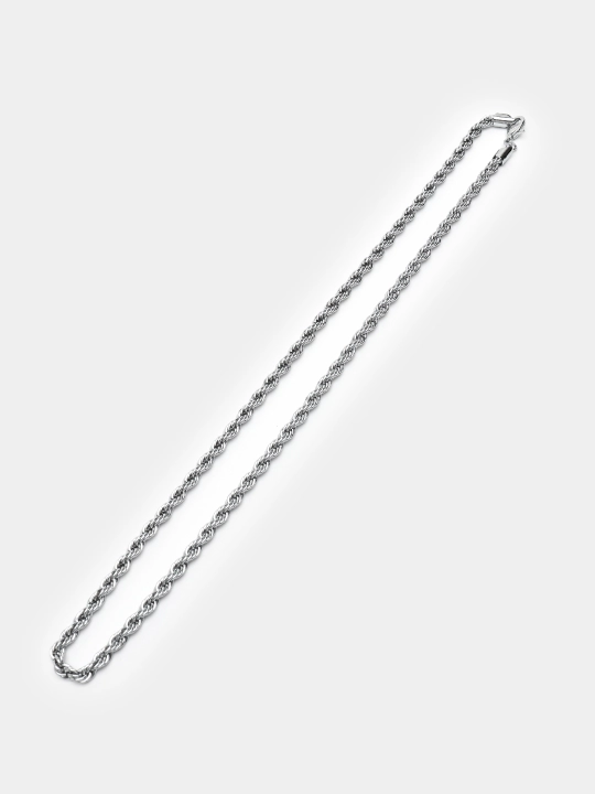 Мужской комплект: цепочка + браслет “Rope Chain”, сталь 316L