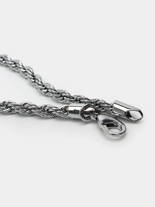 Мужской комплект: цепочка + браслет “Rope Chain”, сталь 316L