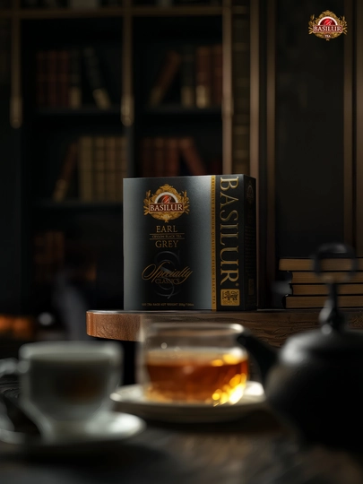 Черный чай Earl Grey - 100 x 2 гр — BASILUR-EARLGREY100