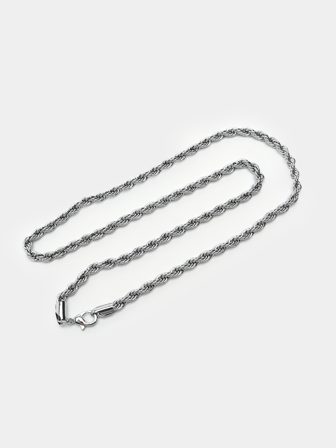 Мужской комплект: цепочка + браслет “Rope Chain”, сталь 316L