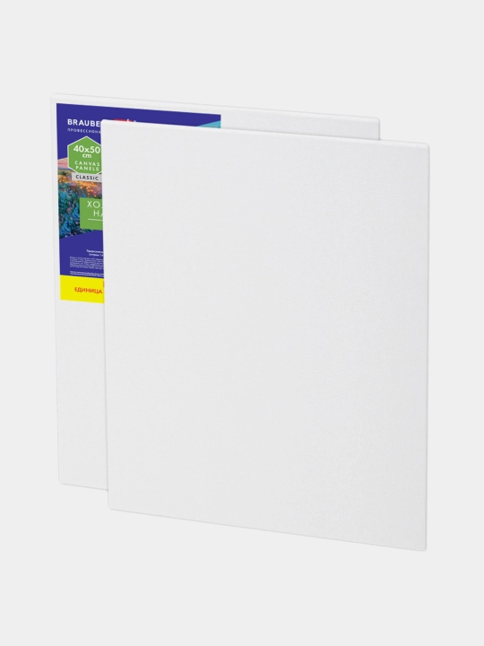 Karton ustidagi kanvaslar to‘plami 2 dona 40×50 sm paxta grunt 280 g/m² ART CLASSIC.192655 - 