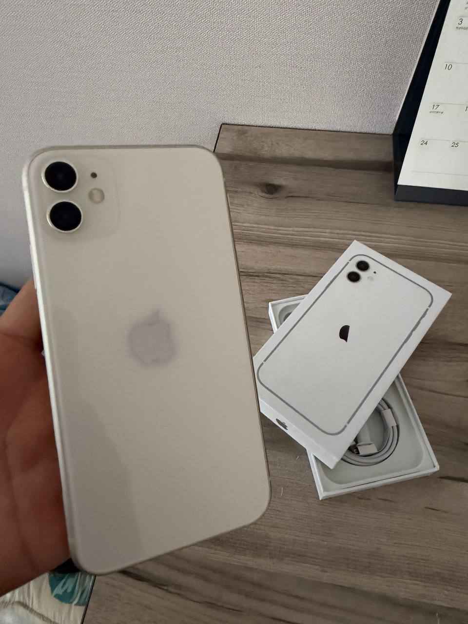Смартфон Apple iPhone 11, 128, 256 ГБ Sim+Esim, чехол и стекло в подарок