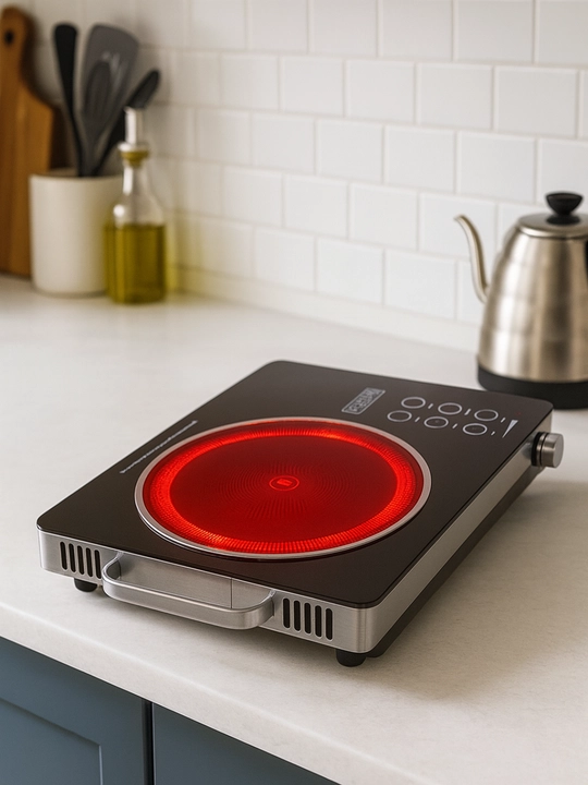 Мощный электрическая напольная плита Ceramic cooker, с сенсорным управлением 3500w - 