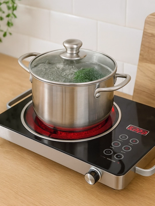 Kuchli qizdiruvchan elektr plita Ceramic cooker, sensorli boshqaruv bilan 3500w