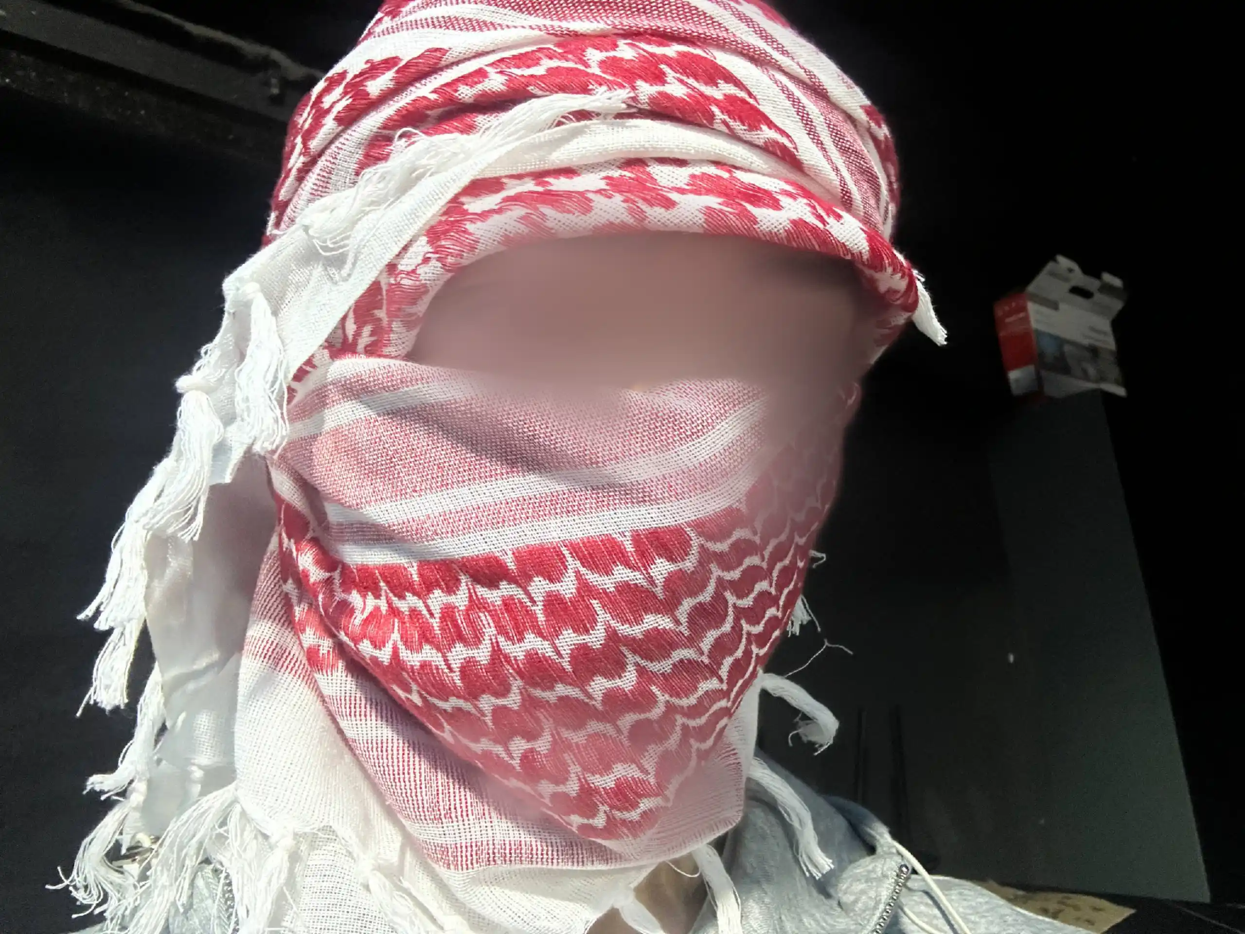 Keffiye, arafatka, arabcha sharf, 100% paxta sharf