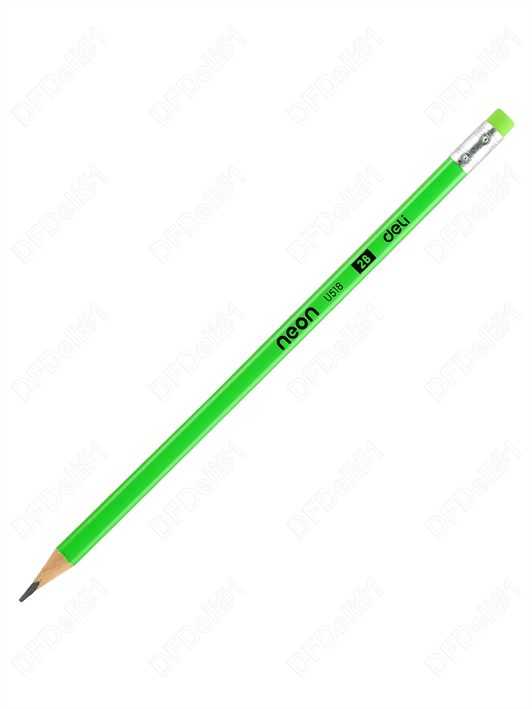 Qalam 12/50 dona 2B o'chirg'ichli Neon 51806/T50 Deli, 51806-EU