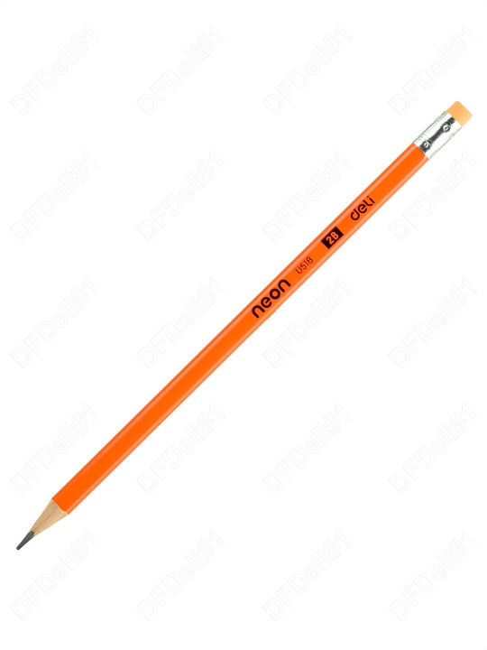 Qalam 12/50 dona 2B o'chirg'ichli Neon 51806/T50 Deli, 51806-EU