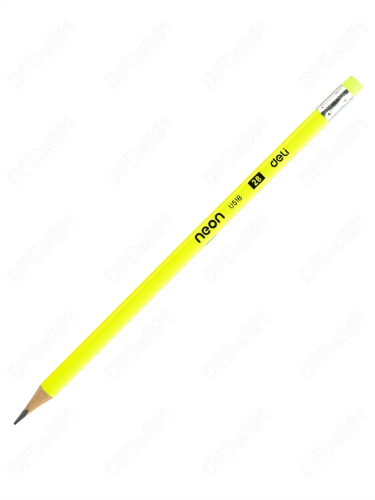 Qalam 12/50 dona 2B o'chirg'ichli Neon 51806/T50 Deli, 51806-EU