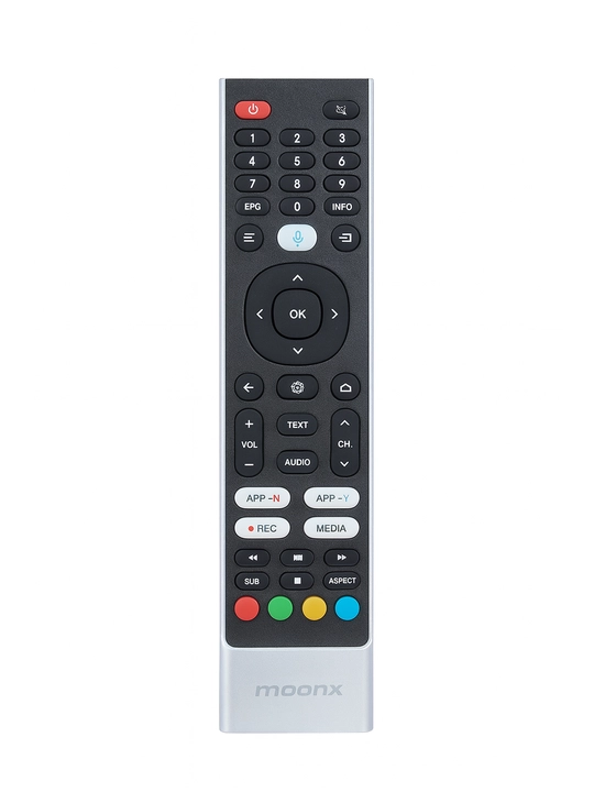 Moonx smart televizorlari uchun masofadan boshqarish pult - 