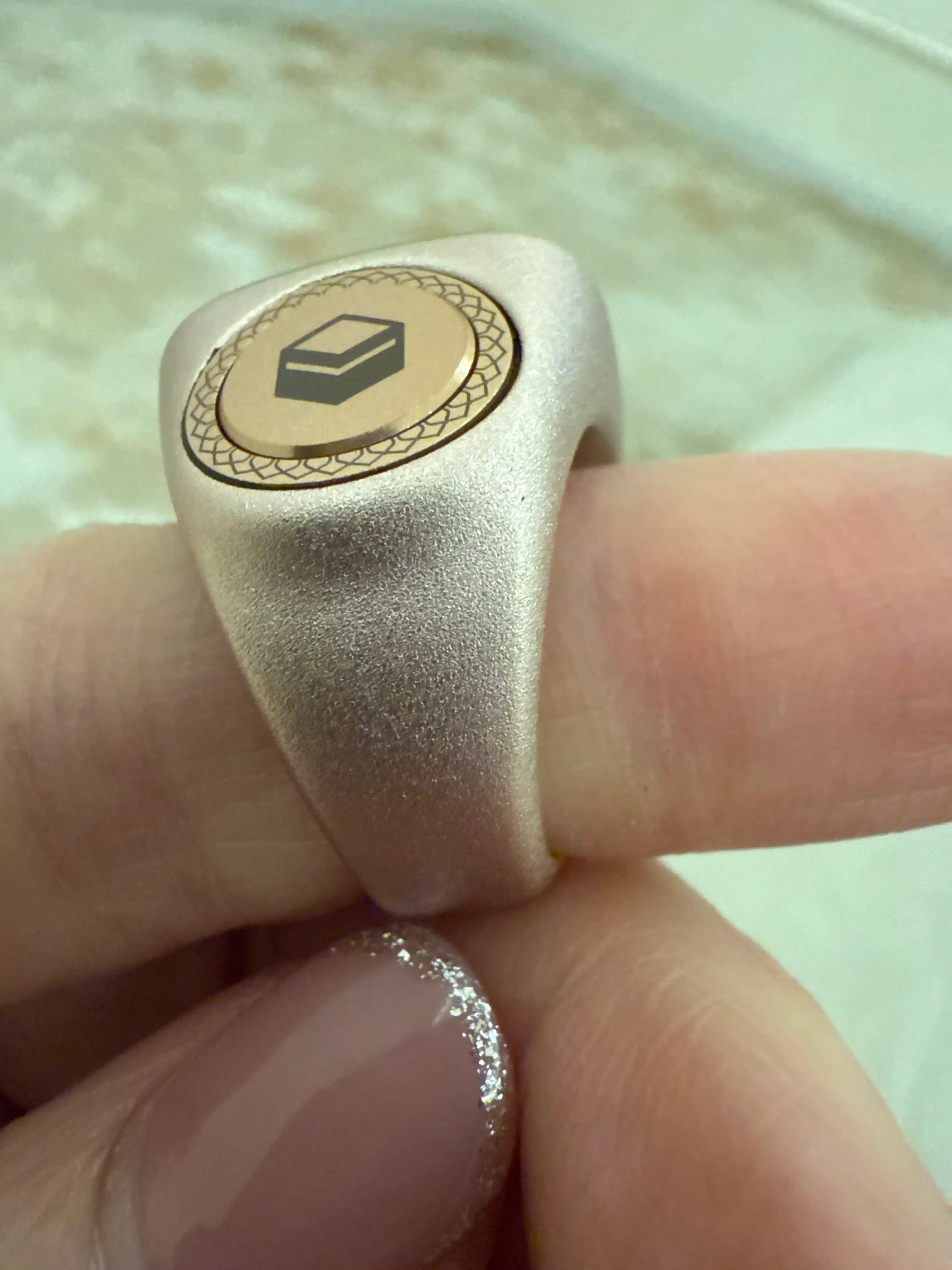 Смарт кольцо для зикра, металл, электронный тасбих Zikr Ring