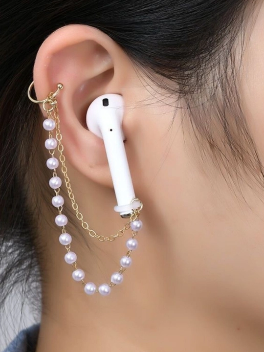 AirPods va simsiz quloqchinlar uchun aksessuarlar, quloqchin-vkladishlar, marvarid marjon - 