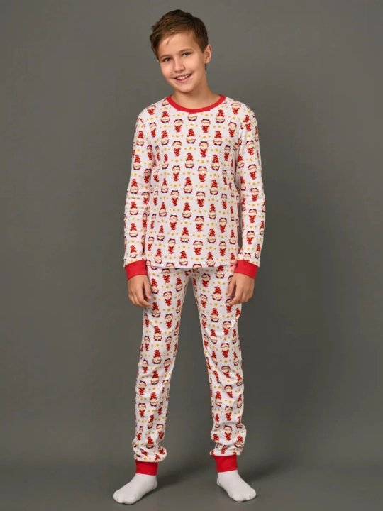 Qiz va o`g`il bolalar uchun pijama Yangi yilga,  paxta NEO