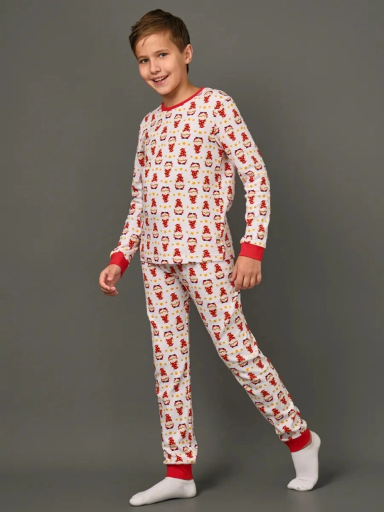 Qiz va o`g`il bolalar uchun pijama Yangi yilga,  paxta NEO