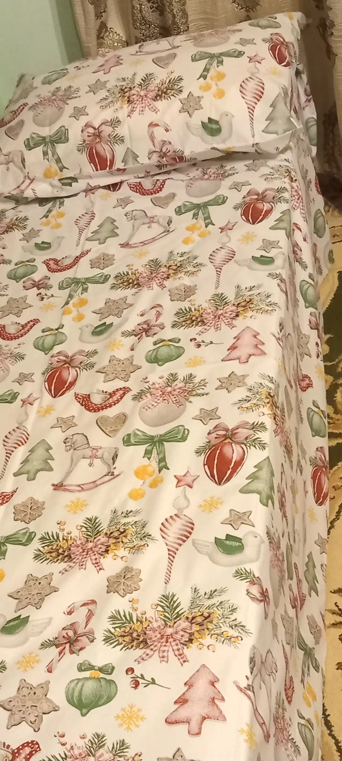 Bir kishilik bolalar choyshablari, yostiq jildlari 50*70 va choyshab 150*215