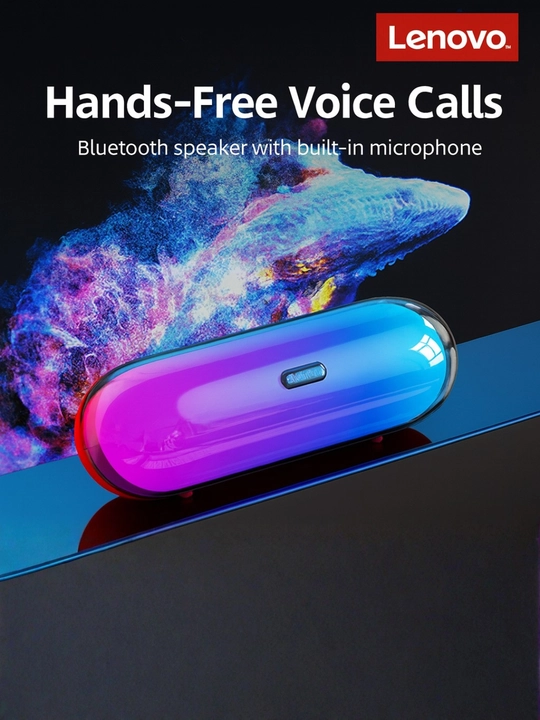 Lenovo TS40 PRO portativ Bluetooth kolonkasi, 360° tovush va kuchli sabvufer bilan