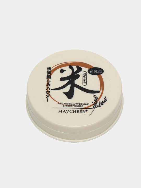 MAYCHEER suv o'tkazmaydigan matlashtiruvchi guruch kosmetik yuz kukuni, 14 g