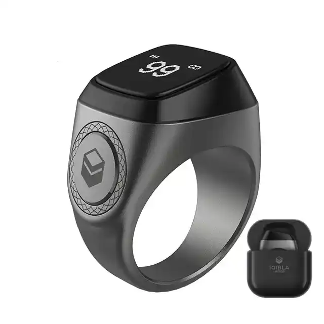 Elektr tasbeh Zikr Ring Metall UMEOX iQIBLA, zikr va istig'for uchun