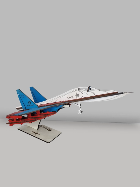 Конструктор сборный модель Истрибитель "СУ-30" Royal Wood