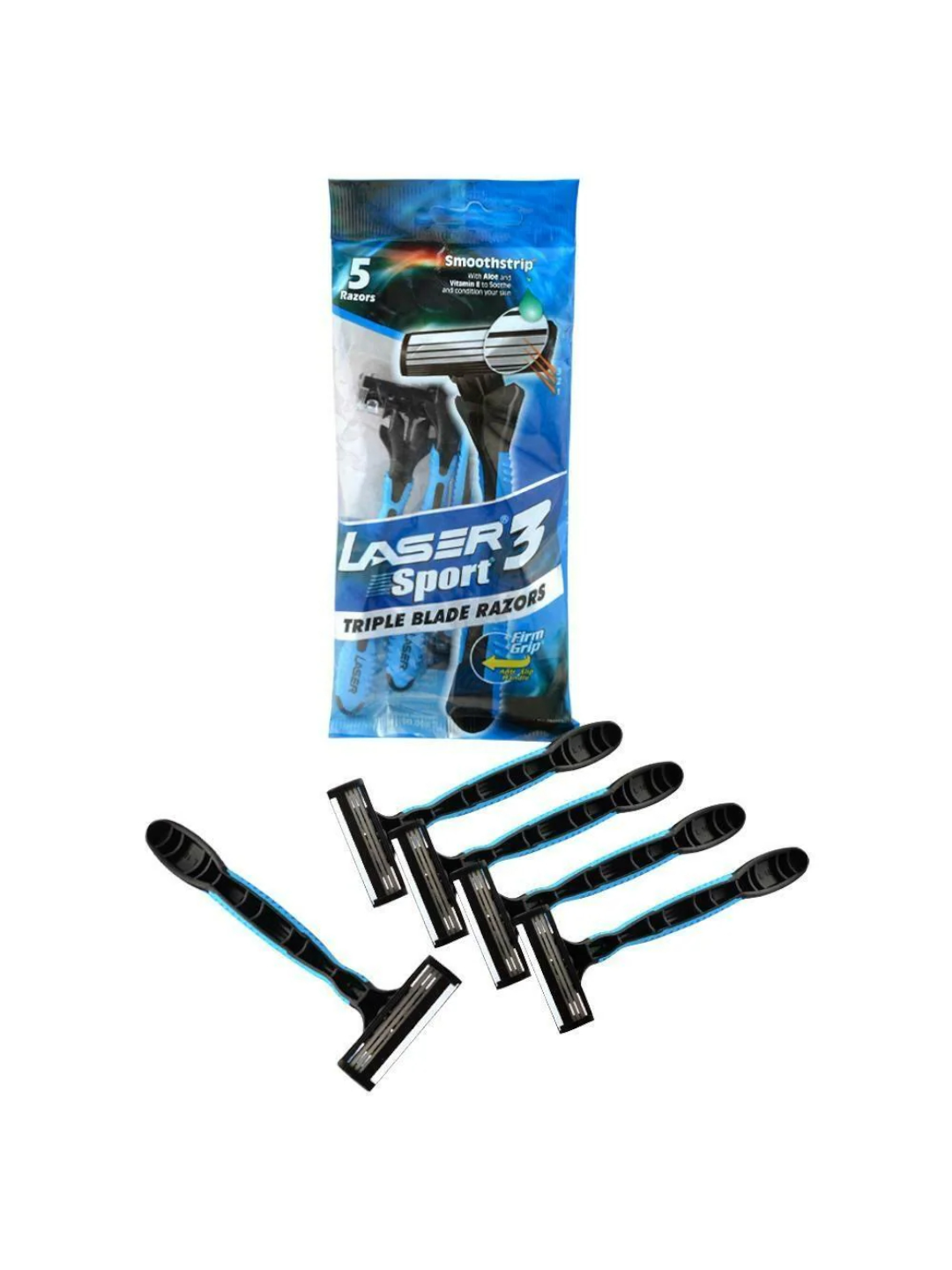 Lazer  3 Sport бритва — три лезвия и надёжная рукоятка, обеспечивают точность и стабильность - 