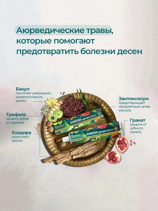 Himalaya Ayurveda Gum Care: для здоровых зубов и крепких десен 