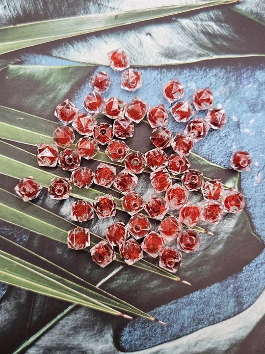 Sumka to'qish uchun xrustal munchoqlar, 10 mm, 500 gr